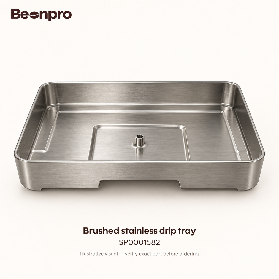 BeanPro Drip tray, brushed stainless — SP0001582